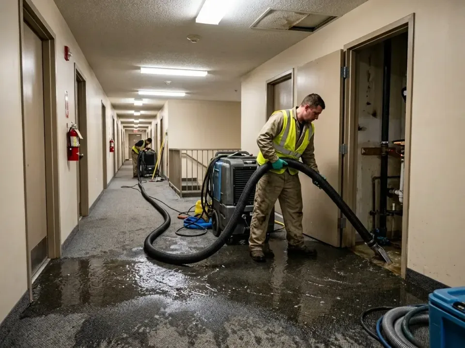 multi-unit-apartment-hallway-f-005 — frequently asked questions, Emergency Burst Pipe Water Extraction & Removal in Moores M…
